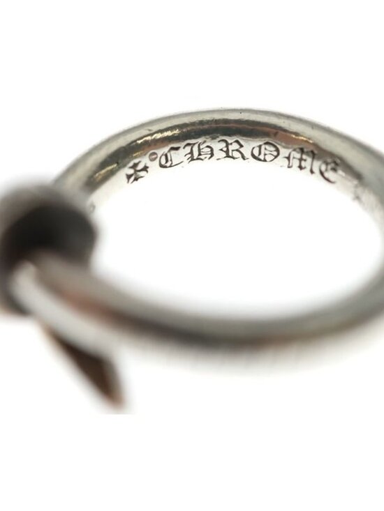 CHROME HEARTS クロムハーツ NAIL CRSBALL クロスボールネイル  Chrome Hearts Nail Crsball Cross Ball Ring Silver